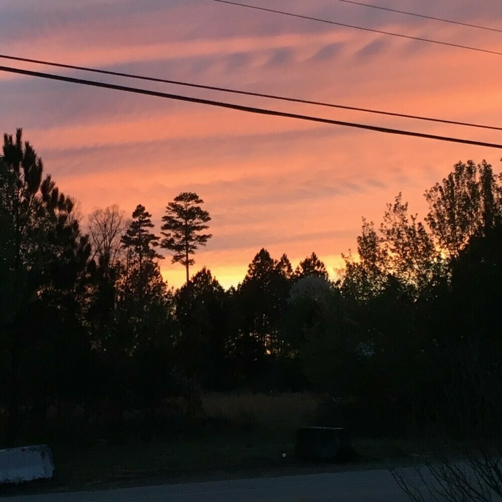 Sunset along Arnold Road.