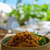 Buddha Bowl with tofu and quinoa in a green ceramic bowl at Jack's Beach Bar, Bequia