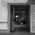 View through multiple open doorways in an abandoned building with peeling paint and weathered wooden doors