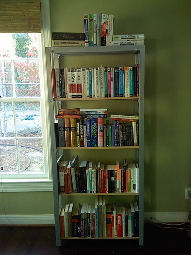 Bookshelf, after