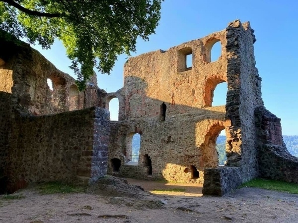 Die morgendliche Kastelburg Waldkirch