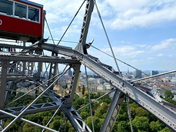 Im Riesenrad auf dem Wiener Wurstelprater