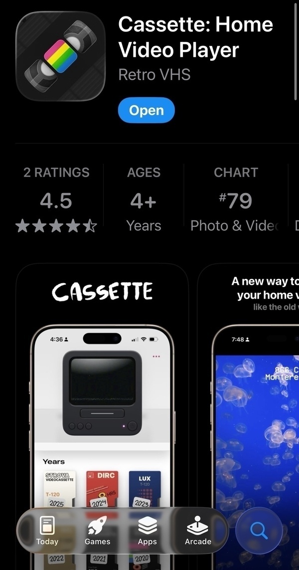 cassette is a great little app and so smart and simple! great concept and gen-x throwback!