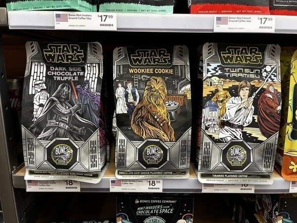 packaging over coffee quality? im sure star wars people buy it.