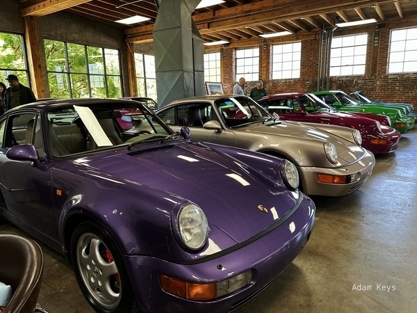 Porsche 911s of all ages and colors