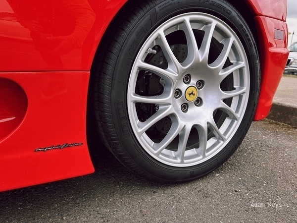 Pininfarina brightwork on a Ferrari