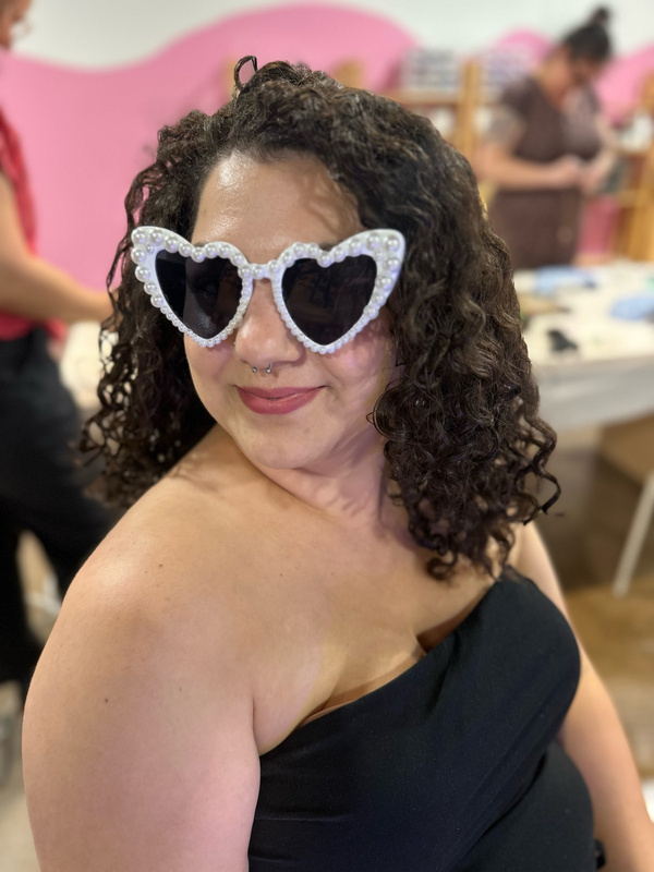 Claire’s bachelorette! We made the cutest resin jewelry, ate Ethiopian and sang karaoke at …