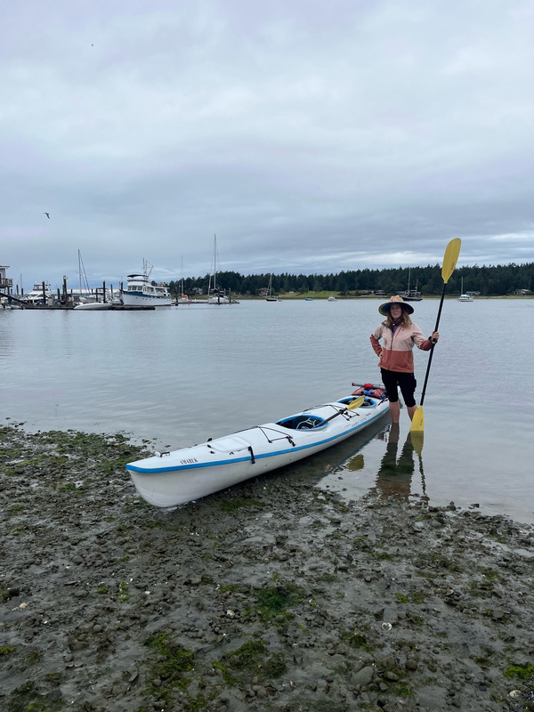 And we’re off! 5 hours of paddling and many many seal sightings later (plus jellyfish, …