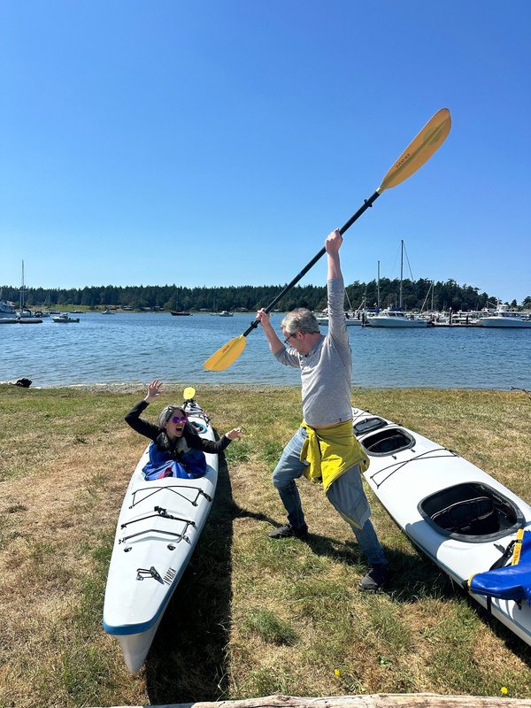 Exploring Lopez Island with my buds before our kayak camping trip! My first time in the …