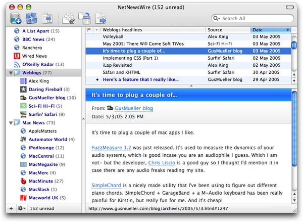 NetNewsWire 2.0