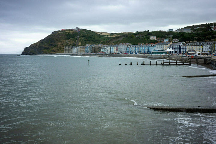 The northern part of the promenade