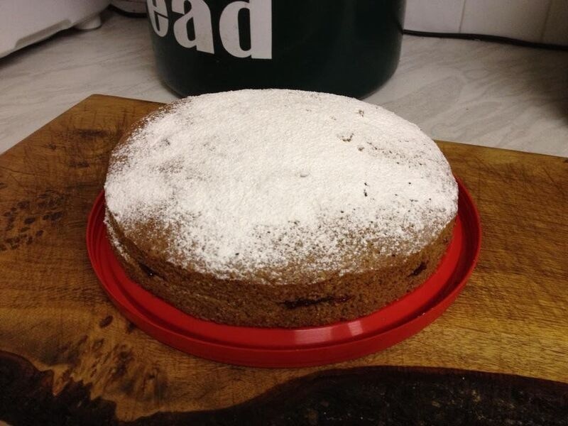 Spiced olive oil cake
