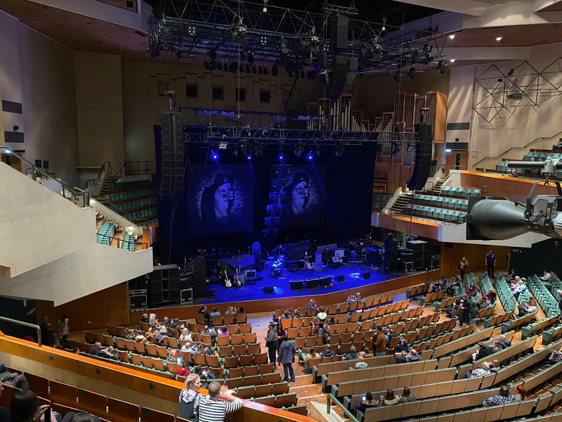 Concert hall stage pre-show